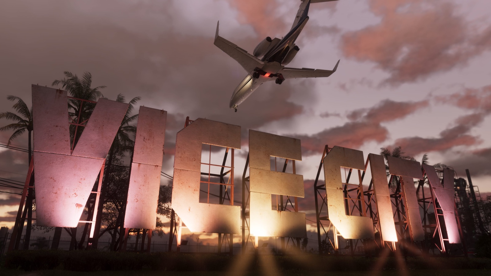 The Vice City sign