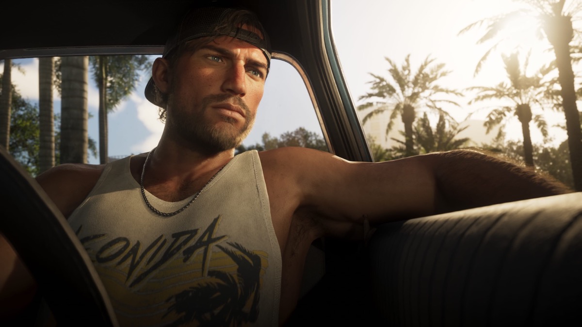 Jason Duval at the wheel in an official Rockstar press image